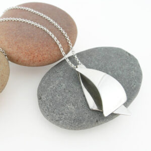 Sail sailing silver pendant - £145