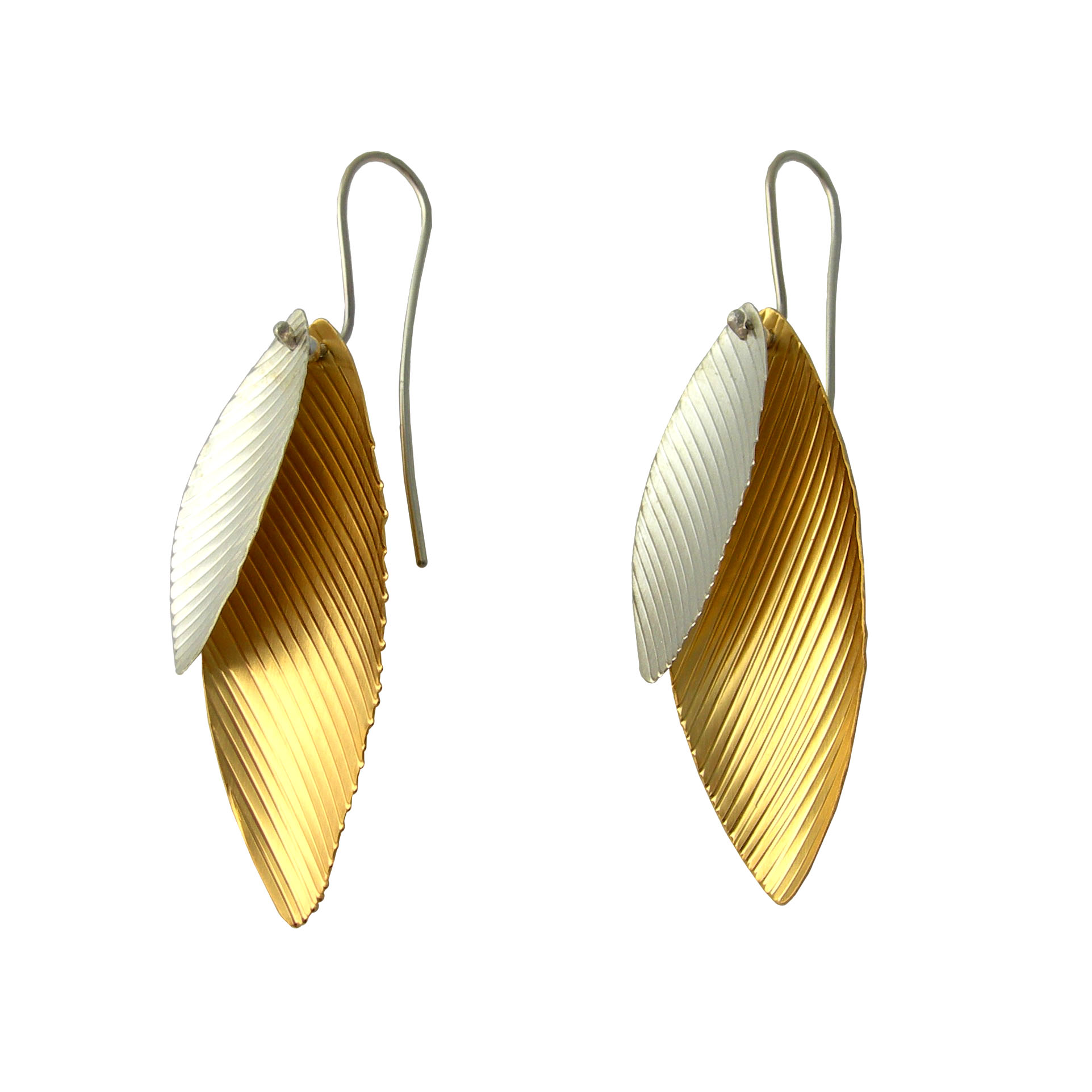 Liquid sun long drop earrings - £185 2 Devon jewellery design