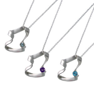 Seaweed gem-set pendant - From £165