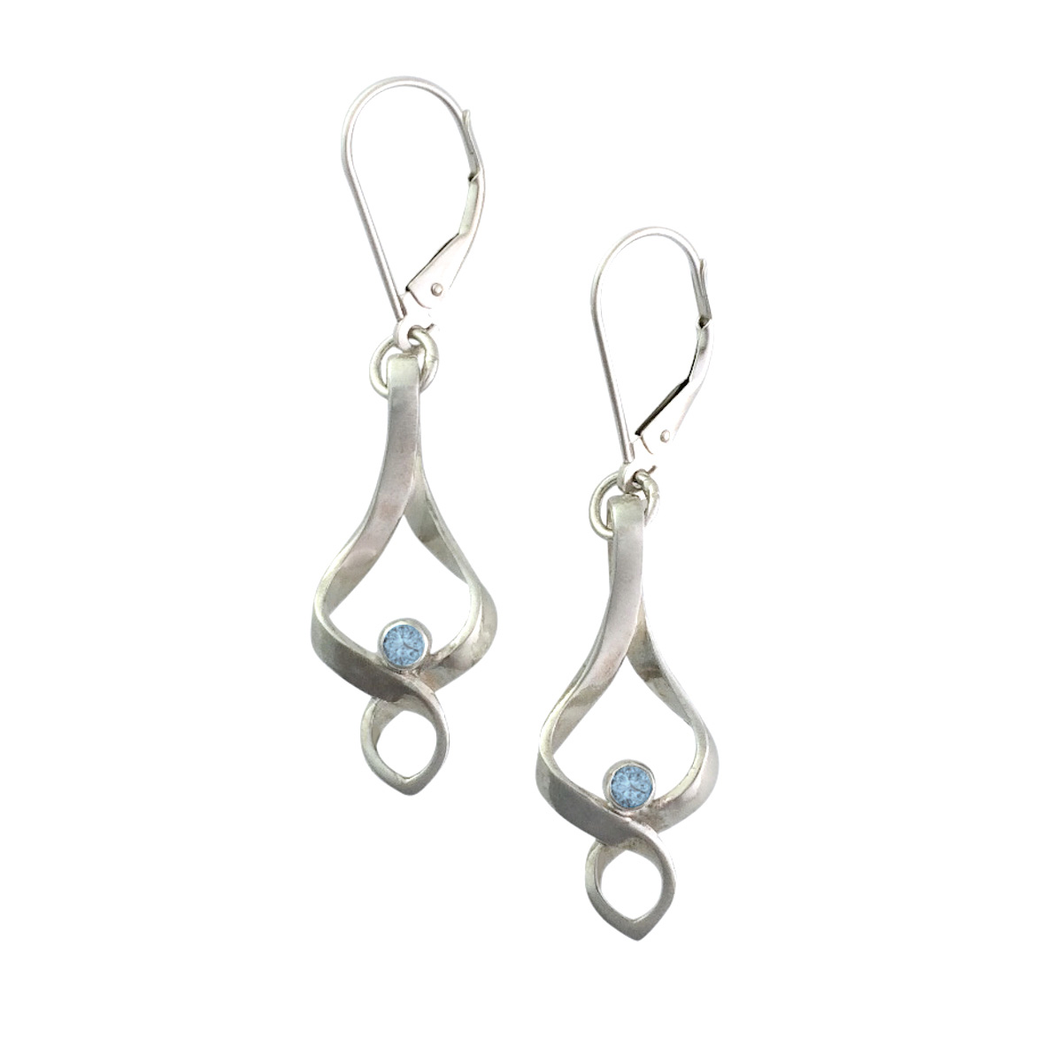 Eternal Wave gem-set earrings - £189 3 Devon jewellery design