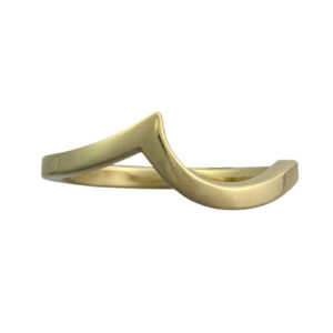 ocean wave wedding ring