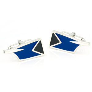 enamel rowing cufflinks