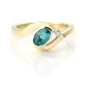 lagoon tourmaline ring
