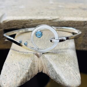 Blue Topaz bangle